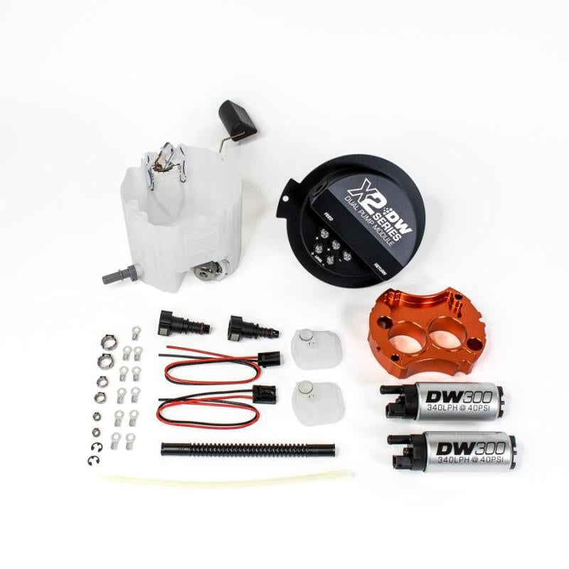 DeatschWerks 10-15 Chevy Camaro LS 3.7 V6/ SS LS3 X2 Series Fuel Pump Module w 2 DW300s DeatschWerks 10-15 Chevy Camaro LS 3.7 V6/ SS LS3 X2 Series Fuel Pump Module w 2 DW300s