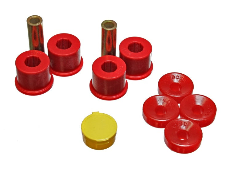 Energy Suspension 99-00 Honda Civic Si Red Front Shock Bushing Set Energy Suspension 99-00 Honda Civic Si Red Front Shock Bushing Set