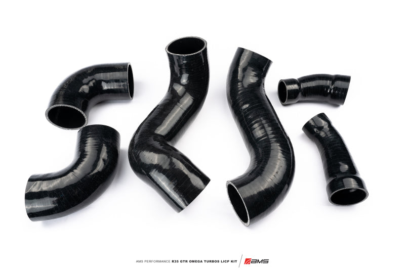 AMS Performance  Nissan R35 GTR Omega Turbo Kit 3in Lower Intercooler Pipes AMS Performance  Nissan R35 GTR Omega Turbo Kit 3in Lower Intercooler Pipes
