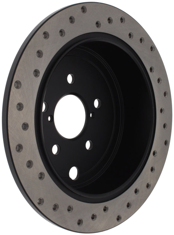StopTech 08-10 WRX Drilled Left Rear Rotor StopTech 08-10 WRX Drilled Left Rear Rotor