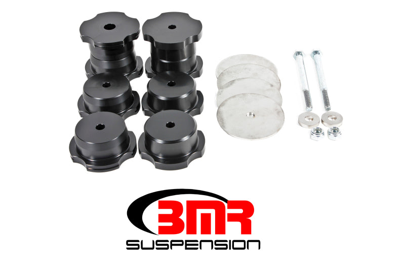 BMR 16-17 6th Gen Camaro Rear Cradle Bushing Kit (Delrin) - Black BMR 16-17 6th Gen Camaro Rear Cradle Bushing Kit (Delrin) - Black