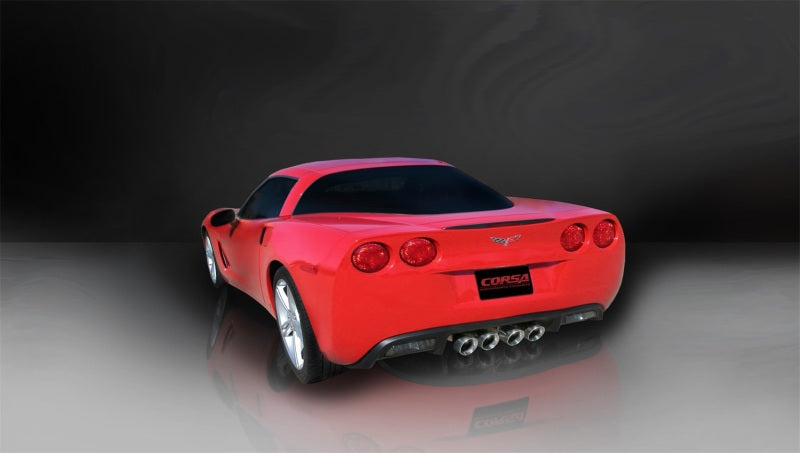 Corsa 2009-2013 Chevrolet Corvette C6 6.2L V8 Polished Xtreme Axle-Back Exhaust Corsa 2009-2013 Chevrolet Corvette C6 6.2L V8 Polished Xtreme Axle-Back Exhaust