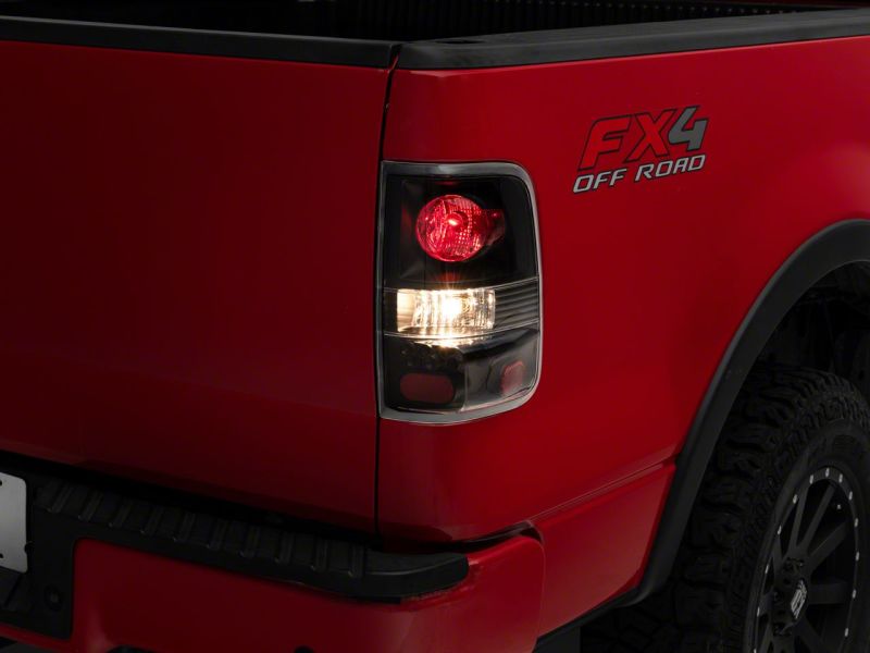 Raxiom 04-08 Ford F-150 Styleside Euro Style Tail Lights- BlkHousing - Red/Clear Lens Raxiom 04-08 Ford F-150 Styleside Euro Style Tail Lights- BlkHousing - Red/Clear Lens