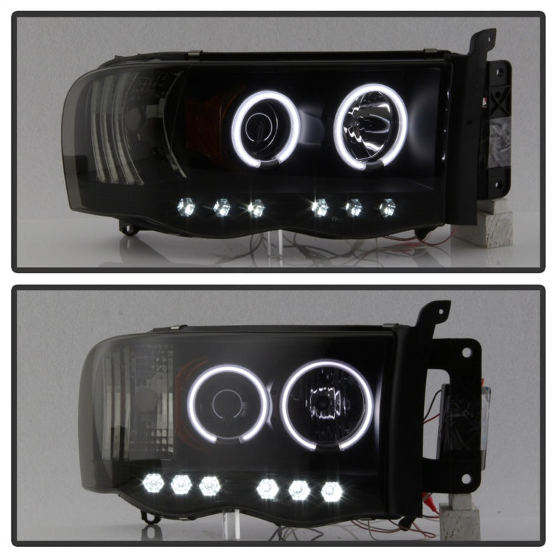 Spyder Dodge Ram 1500 02-05 03-05 Projector Headlights CCFL Halo LED Blk Smke PRO-YD-DR02-CCFL-BSM Spyder Dodge Ram 1500 02-05 03-05 Projector Headlights CCFL Halo LED Blk Smke PRO-YD-DR02-CCFL-BSM