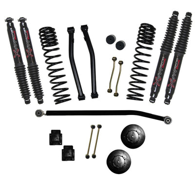 Skyjacker 2020 Jeep Gladiator JT - Rubicon Suspension Lift Kit 3.5in Fr 2in Rr w/ Black Max Shocks