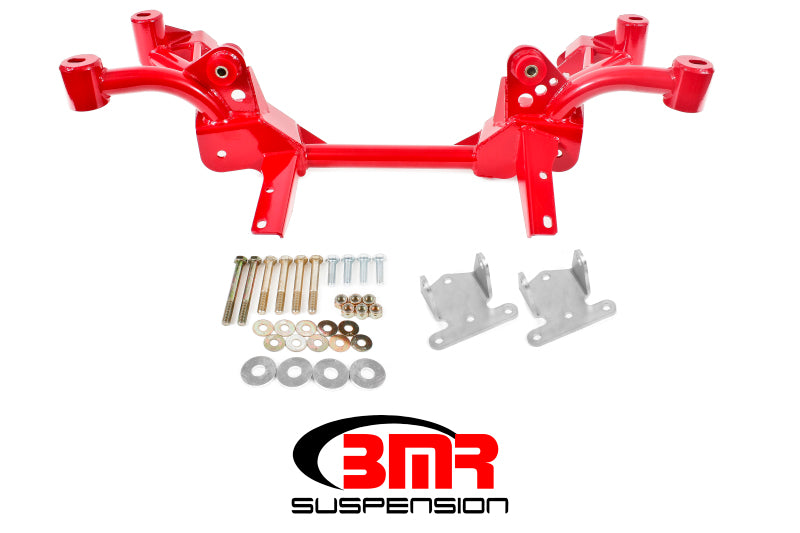 BMR 82-92 3rd Gen F-Body K-Member w/ SBC/BBC Motor Mounts and Pinto Rack Mounts - Red BMR 82-92 3rd Gen F-Body K-Member w/ SBC/BBC Motor Mounts and Pinto Rack Mounts - Red