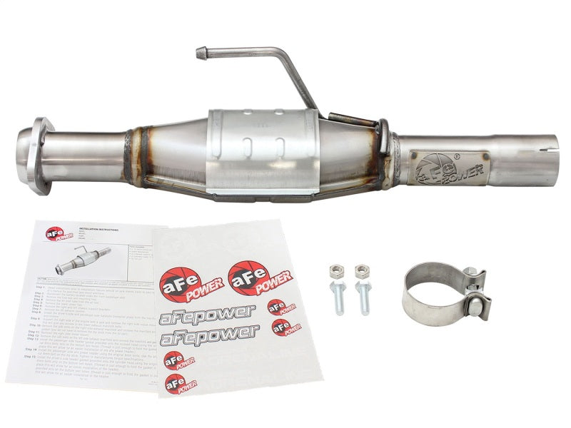 aFe Power Direct Fit Catalytic Converter Replacements Rear 04-06 Jeep Wrangler (TJ/LJ) I6-4.0L aFe Power Direct Fit Catalytic Converter Replacements Rear 04-06 Jeep Wrangler (TJ/LJ) I6-4.0L