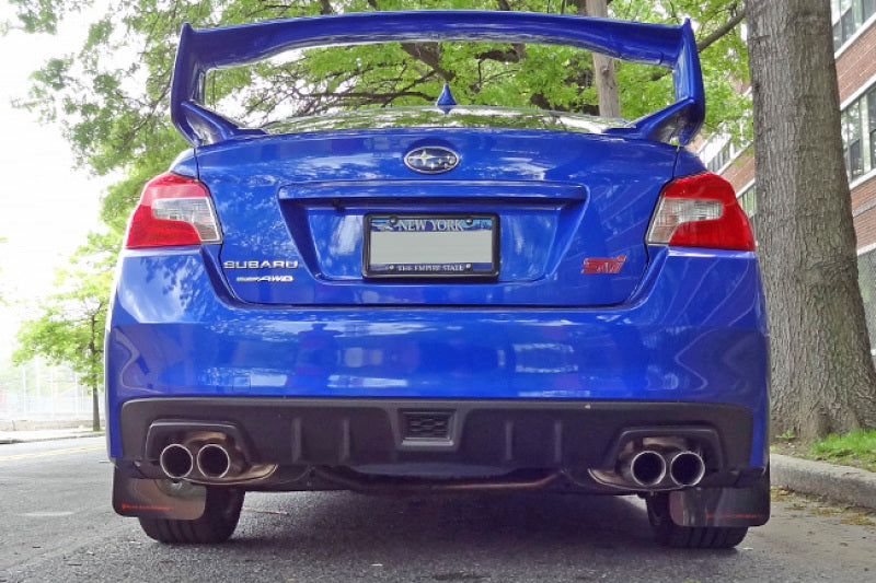Rally Armor 15-21 Subaru WRX/STI Black UR Mud Flap w/Light Blue Logo Rally Armor 15-21 Subaru WRX/STI Black UR Mud Flap w/Light Blue Logo