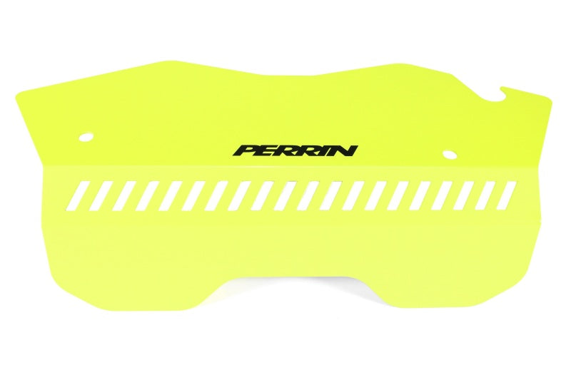 PERRIN 22-25 Subaru WRX Pulley Cover - Neon Yellow (TALL - For Use w/o PERRIN AOS) PERRIN 22-25 Subaru WRX Pulley Cover - Neon Yellow (TALL - For Use w/o PERRIN AOS)