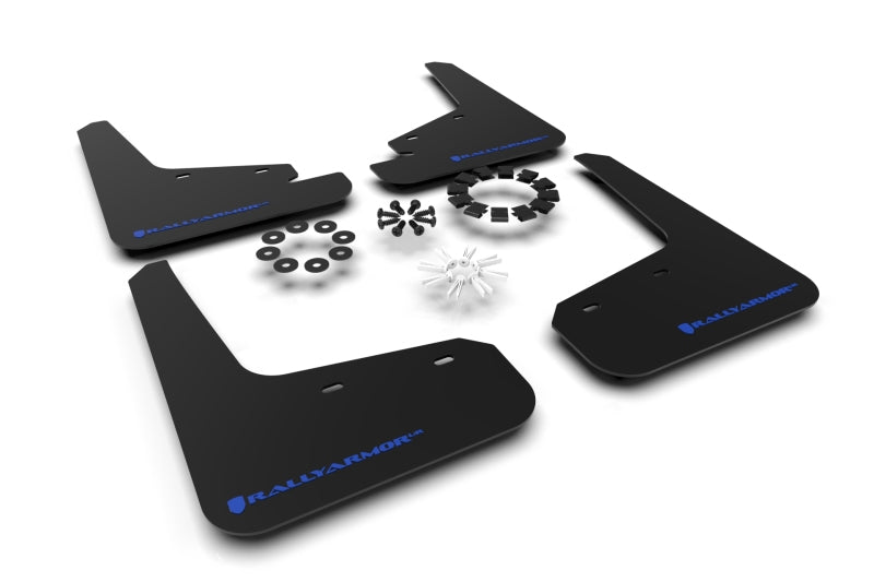 Rally Armor 20-26 Tesla Model Y, Juniper Y Black UR Mud Flap w/Blue Logo Rally Armor 20-26 Tesla Model Y, Juniper Y Black UR Mud Flap w/Blue Logo