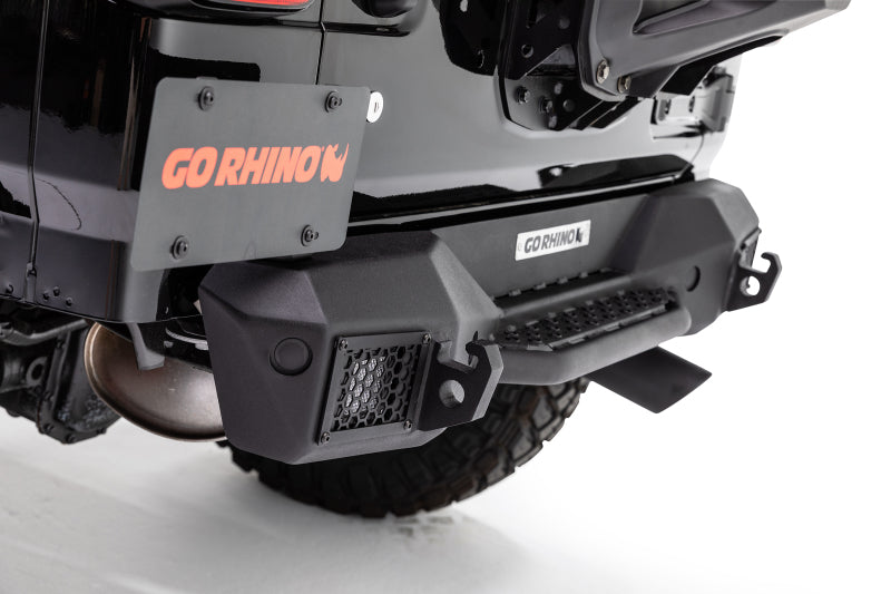 Go Rhino 18-20 Jeep Wrangler JL/JLU Rockline Rear Stubby Bumper Go Rhino 18-20 Jeep Wrangler JL/JLU Rockline Rear Stubby Bumper