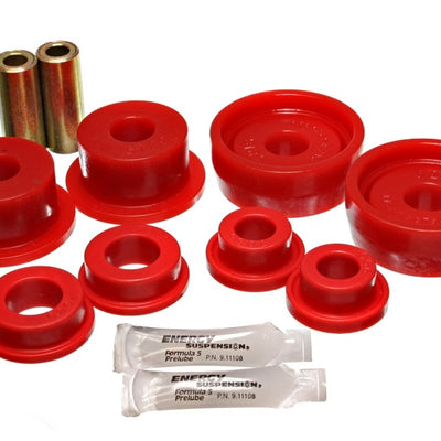 Energy Suspension 84-87 Honda Civic/CRX Red Rear Control Arm Bushing Set (Includes Trailing Arm Bush