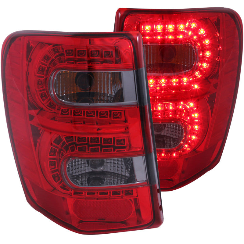 ANZO 1999-2004 Jeep Grand Cherokee LED Taillights Red/Smoke ANZO 1999-2004 Jeep Grand Cherokee LED Taillights Red/Smoke