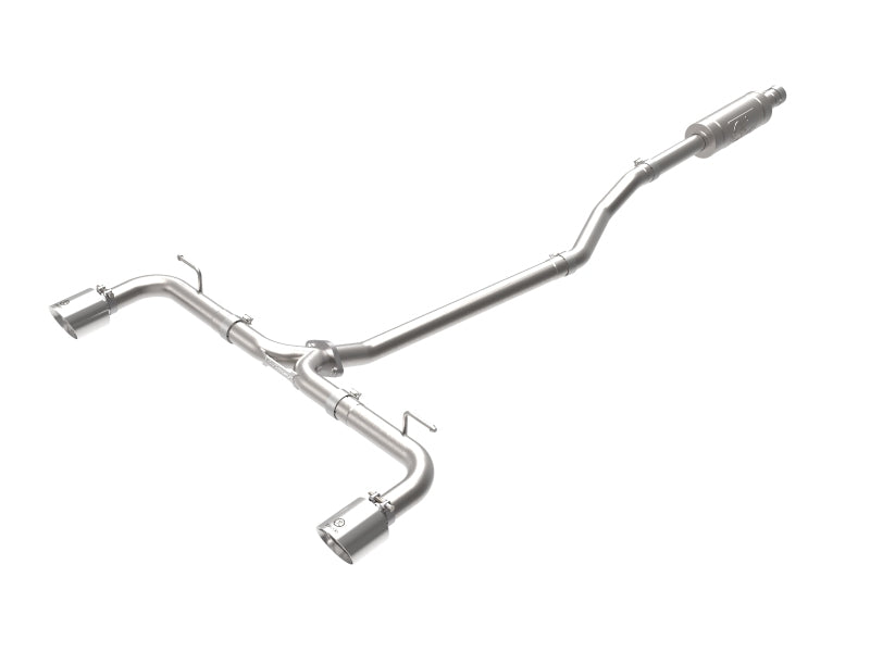 aFe Takeda 2-1/2in 304 SS Cat-Back Exhaust w/ Polished Tips 14-18 Mazda 3 L4 2.0L/2.5L aFe Takeda 2-1/2in 304 SS Cat-Back Exhaust w/ Polished Tips 14-18 Mazda 3 L4 2.0L/2.5L