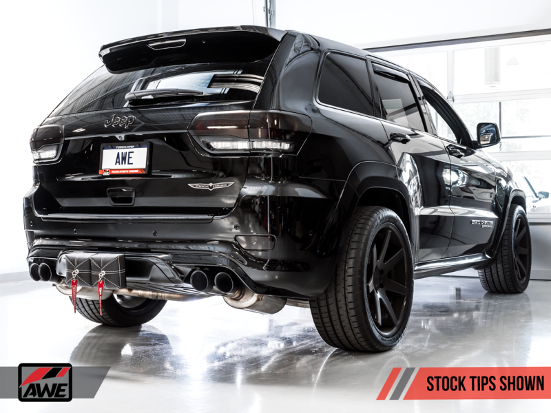 AWE Tuning 2020 Jeep Grand Cherokee SRT/Trackhawk Track Edition Exhaust - Use w/Stock Tips AWE Tuning 2020 Jeep Grand Cherokee SRT/Trackhawk Track Edition Exhaust - Use w/Stock Tips