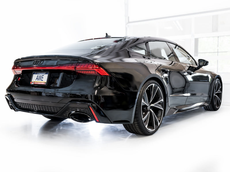 AWE Tuning 21-23 Audi C8 RS6/RS7 SwitchPath Cat-back Exhaust - Diamond Black Tips AWE Tuning 21-23 Audi C8 RS6/RS7 SwitchPath Cat-back Exhaust - Diamond Black Tips