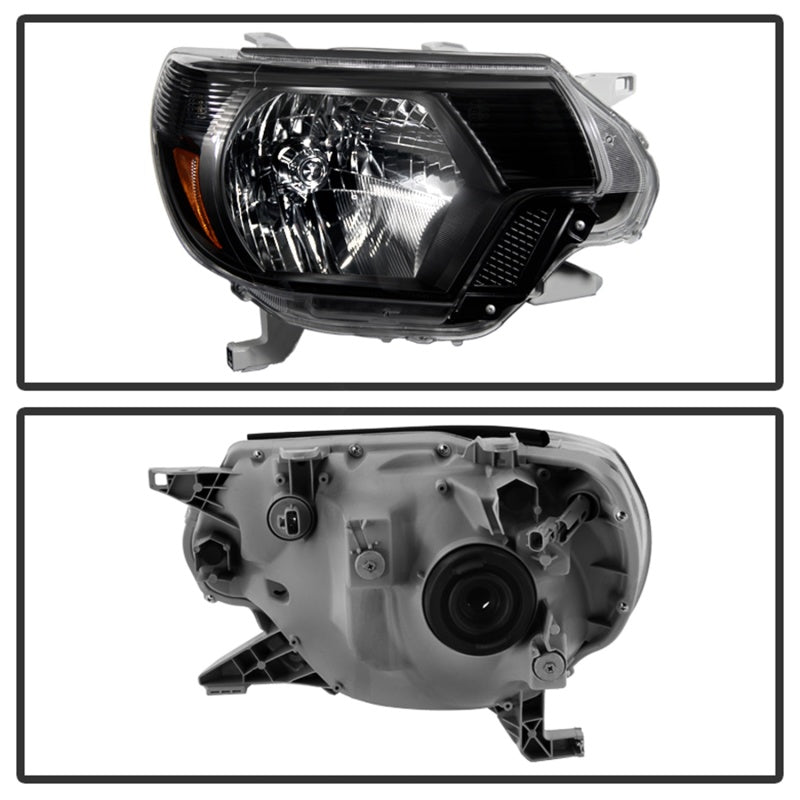 Xtune Toyota Tacoma 2012-2015 OEM Style Headlights Black HD-JH-TTA12-AM-BK Xtune Toyota Tacoma 2012-2015 OEM Style Headlights Black HD-JH-TTA12-AM-BK