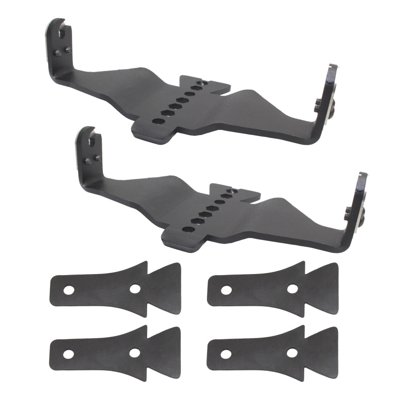 Go Rhino 18-20 Jeep Wrangler JL/JLU/Gladiator JT Light Mount - Two 6in Single Row Go Rhino 18-20 Jeep Wrangler JL/JLU/Gladiator JT Light Mount - Two 6in Single Row