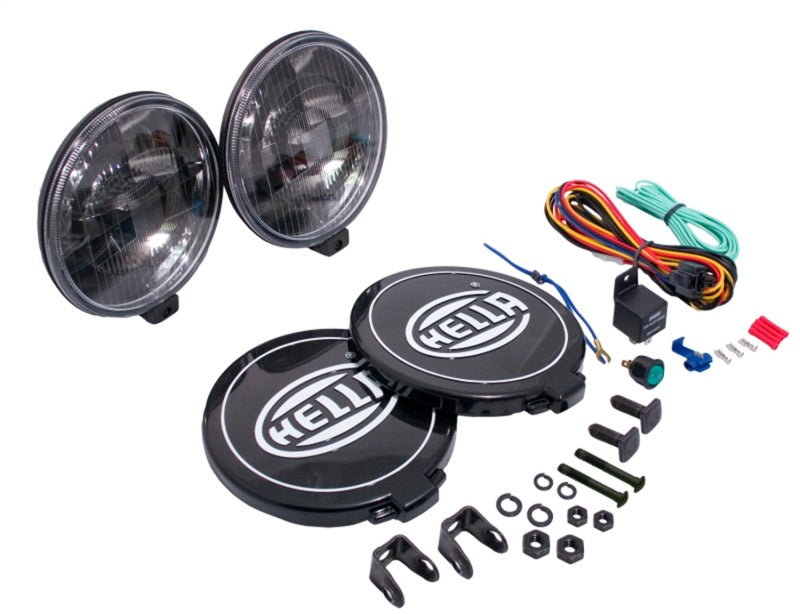 Hella 500 Series 12V Black Magic Halogen Driving Lamp Kit Hella 500 Series 12V Black Magic Halogen Driving Lamp Kit