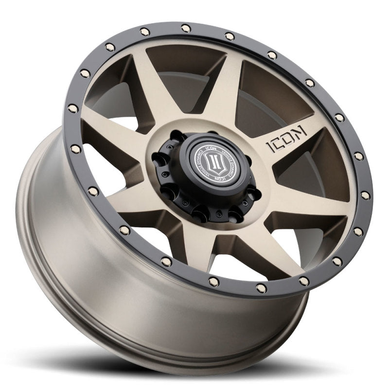 ICON Rebound 20x9 8x170 6mm Offset 5.25in BS Bronze Wheel ICON Rebound 20x9 8x170 6mm Offset 5.25in BS Bronze Wheel