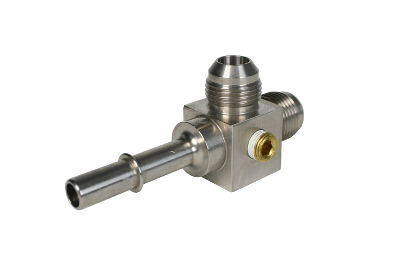 Aeromotive 3/8 Male Quick Connect Tee Fitting Aeromotive 3/8 Male Quick Connect Tee Fitting