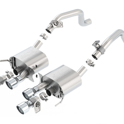 Borla 2014 Chevrolet Corvette C7 6.2L 8cyl ATAK Exhaust w/ NPP Dual Mode (rear section only)