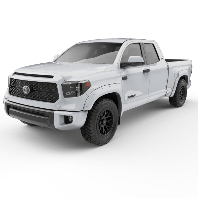 EGR 14+ Toyota Tundra Bolt-On Look Color Match Fender Flares - Set - Color MatchSuper White EGR 14+ Toyota Tundra Bolt-On Look Color Match Fender Flares - Set - Color MatchSuper White