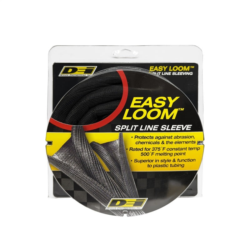 DEI Split Wire Sleeve Easy Loom 16mm-5/8in x 12 Black DEI Split Wire Sleeve Easy Loom 16mm-5/8in x 12 Black