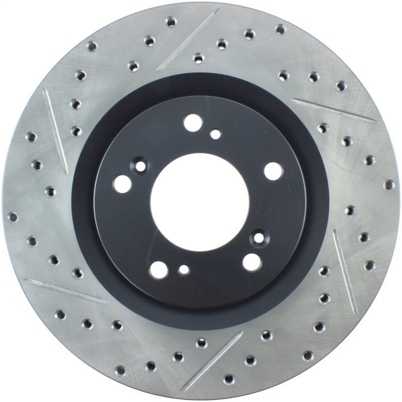 StopTech 00-09 S2000 Slotted & Drilled Right Front Rotor StopTech 00-09 S2000 Slotted & Drilled Right Front Rotor