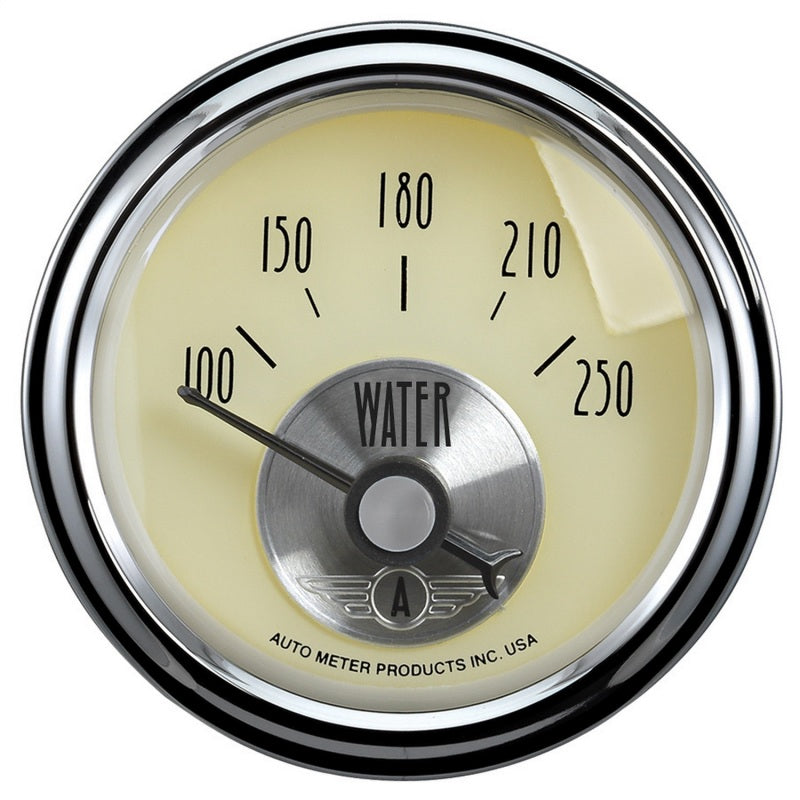 Autometer Prestige Antique Ivory Series 2-1/16in 100-250 Deg F Electric Water Temp Gauge Autometer Prestige Antique Ivory Series 2-1/16in 100-250 Deg F Electric Water Temp Gauge