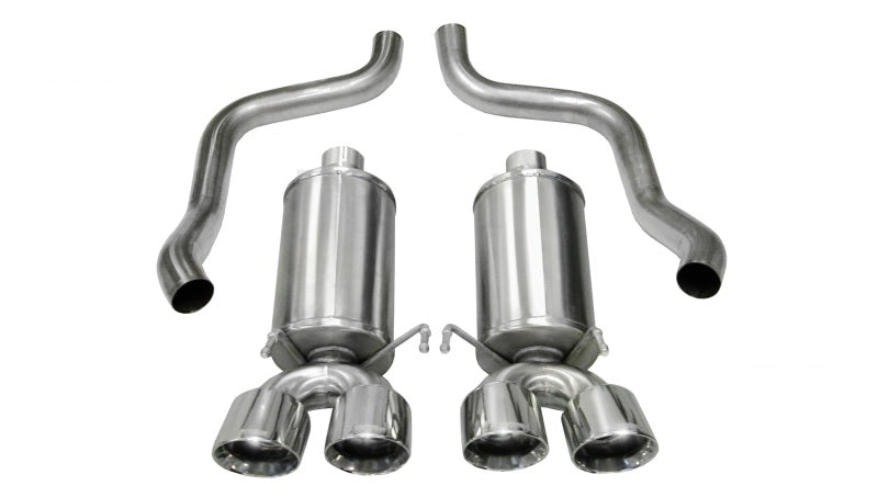 Corsa 2005-2007 Chevrolet Corvette C6 6.0L V8 Polished Xtreme Axle-Back Exhaust Corsa 2005-2007 Chevrolet Corvette C6 6.0L V8 Polished Xtreme Axle-Back Exhaust