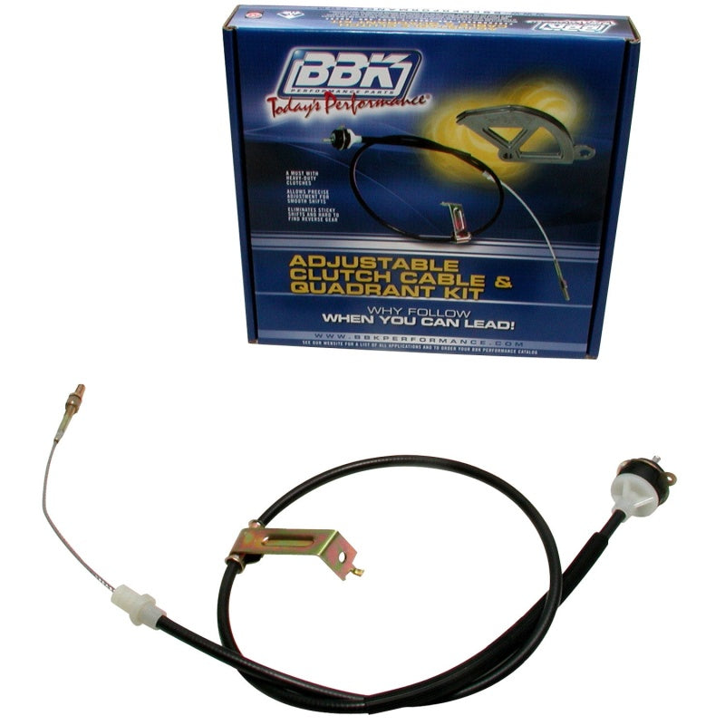 BBK 96-04 Mustang Adjustable Clutch Cable - Replacement BBK 96-04 Mustang Adjustable Clutch Cable - Replacement