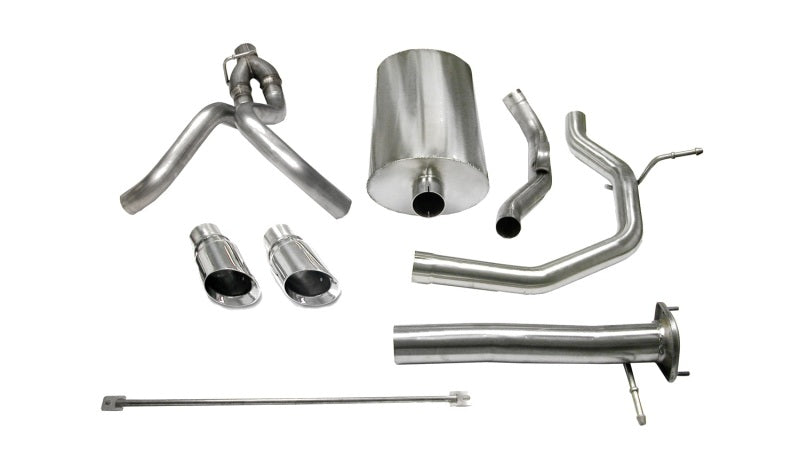 Corsa 2005-2006 Chevrolet SSR 5.3L V8 Polished Sport Cat-Back Exhaust Corsa 2005-2006 Chevrolet SSR 5.3L V8 Polished Sport Cat-Back Exhaust