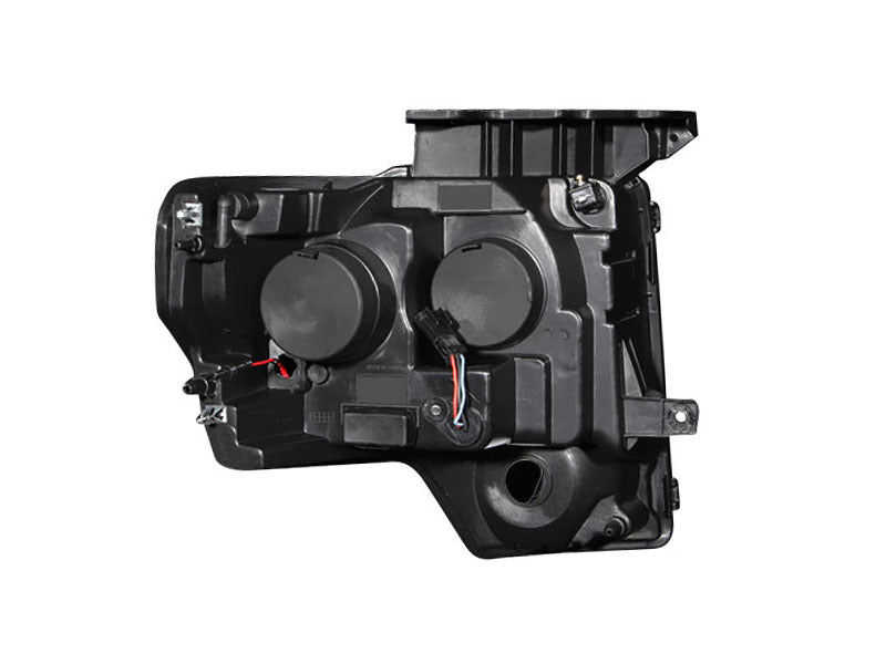 ANZO 2009-2014 Ford F-150 Projector Headlights w/ Halo Black (CCFL) ANZO 2009-2014 Ford F-150 Projector Headlights w/ Halo Black (CCFL)