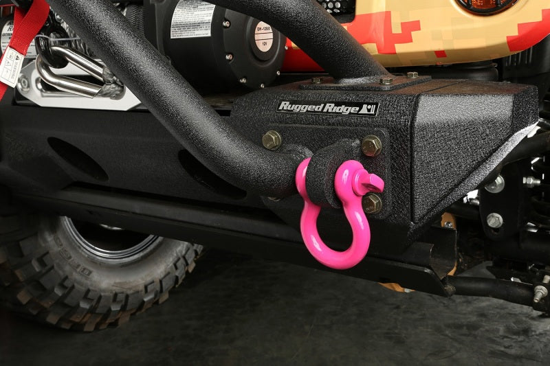 Rugged Ridge Pink 3/4in D-Ring Shackles Rugged Ridge Pink 3/4in D-Ring Shackles