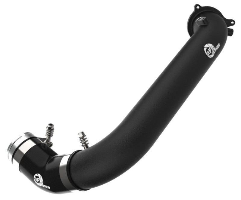 aFe BladeRunner Black 2-3/4in Aluminum Charge Pipe 2021 Toyota Supra GR (A90) I4-2.0L (t) B48 aFe BladeRunner Black 2-3/4in Aluminum Charge Pipe 2021 Toyota Supra GR (A90) I4-2.0L (t) B48