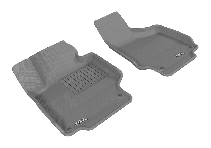 3D MAXpider 2008-2015 Audi TT/TTS Kagu 1st Row Floormat - Gray 3D MAXpider 2008-2015 Audi TT/TTS Kagu 1st Row Floormat - Gray