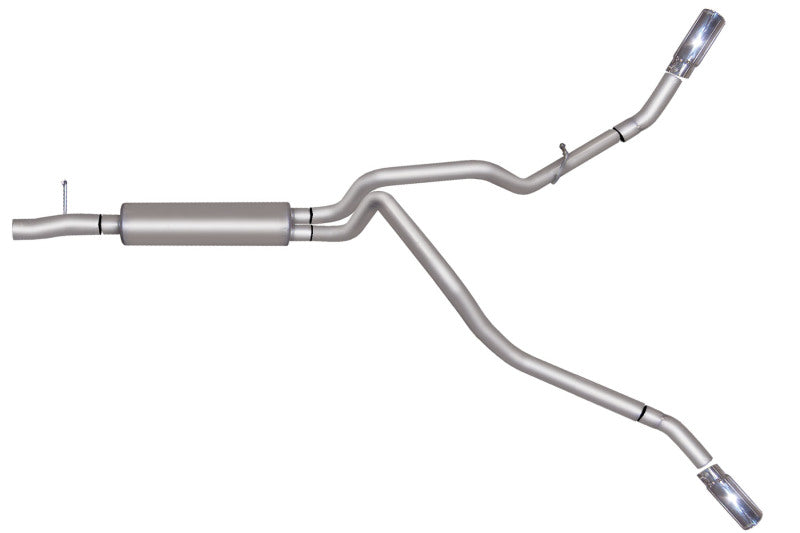 Gibson 05-06 Ford F-250 Super Duty XL 6.8L 2.5in Cat-Back Dual Extreme Exhaust - Aluminized Gibson 05-06 Ford F-250 Super Duty XL 6.8L 2.5in Cat-Back Dual Extreme Exhaust - Aluminized