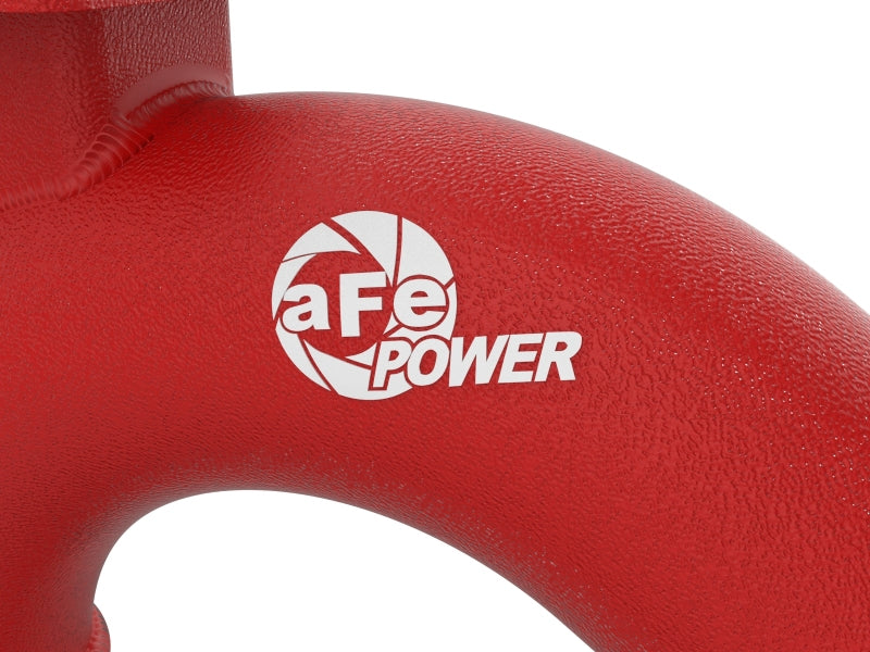 AFE 2018-2020 Kia Stinger 19-22 G70 BladeRunner 3in Aluminum Hot Charge Pipe Red AFE 2018-2020 Kia Stinger 19-22 G70 BladeRunner 3in Aluminum Hot Charge Pipe Red