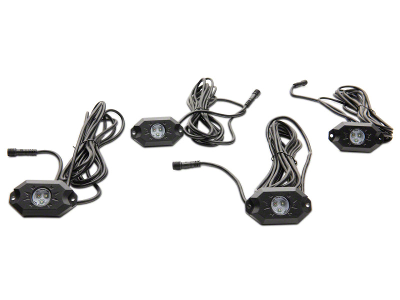Raxiom Axial MultiColor Underbody Rock Light Kit w/ BTH Remote Universal (Some Adaptation Required) Raxiom Axial MultiColor Underbody Rock Light Kit w/ BTH Remote Universal (Some Adaptation Required)