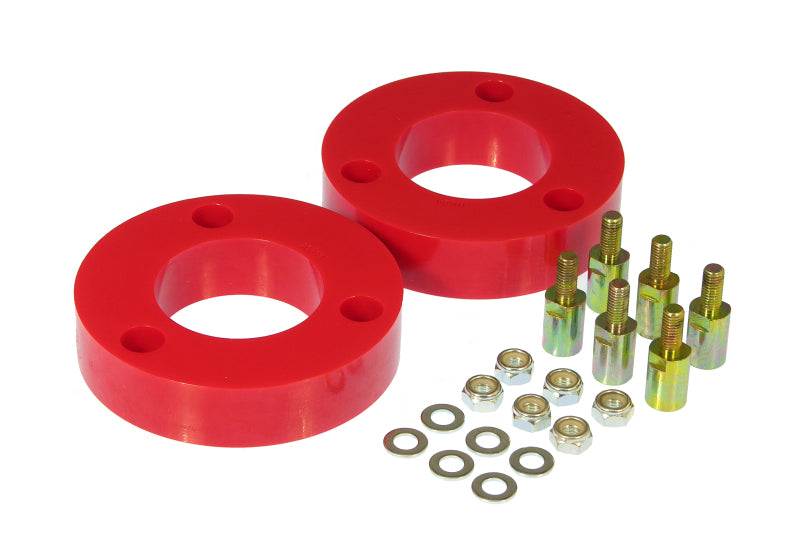 Prothane 04-08 Nissan Titan Front Coil Spring 2in Lift Spacer - Red Prothane 04-08 Nissan Titan Front Coil Spring 2in Lift Spacer - Red
