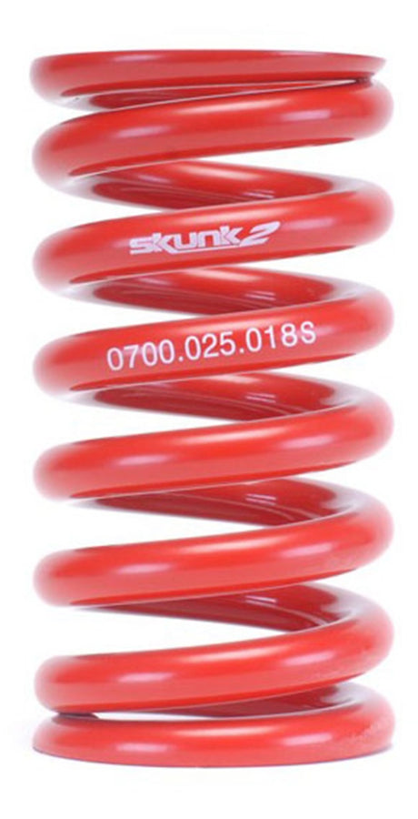 Skunk2 Universal Race Spring (Straight) - 7 in.L - 2.5 in.ID - 16kg/mm (0700.250.016S) Skunk2 Universal Race Spring (Straight) - 7 in.L - 2.5 in.ID - 16kg/mm (0700.250.016S)