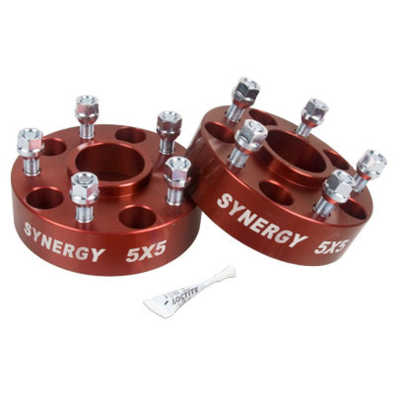 Synergy 2018+ Jeep Wrangler JL Hub Centric Wheel Spacers 5x5-1-3/4in Width M14 x 1.50 Stud Size Synergy 2018+ Jeep Wrangler JL Hub Centric Wheel Spacers 5x5-1-3/4in Width M14 x 1.50 Stud Size