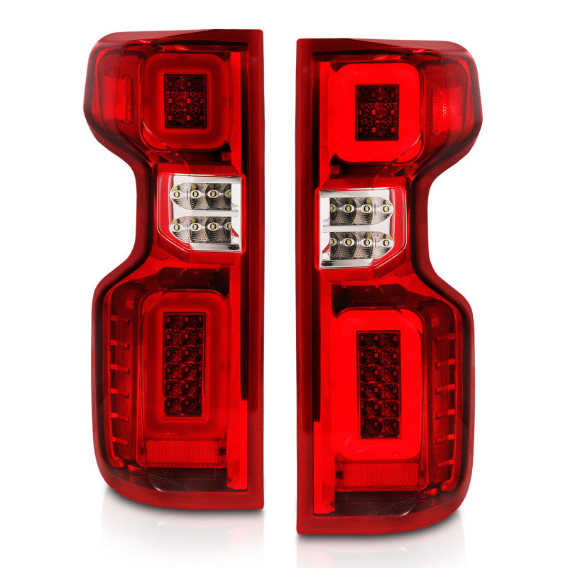 Anzo 19-21 Chevy Silverado Full LED Tailights Chrome Housing Red/Clear Lens G2 (w/C Light Bars) Anzo 19-21 Chevy Silverado Full LED Tailights Chrome Housing Red/Clear Lens G2 (w/C Light Bars)