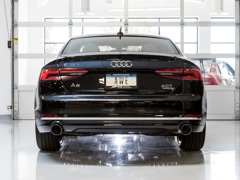 AWE Tuning Audi B9 A5 Touring Edition Exhaust Dual Outlet - Chrome Silver Tips (Includes DP) AWE Tuning Audi B9 A5 Touring Edition Exhaust Dual Outlet - Chrome Silver Tips (Includes DP)