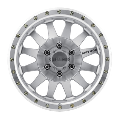 Method MR304 Double Standard 16x8 0mm Offset 6x5.5 108mm CB Machined/Clear Coat Wheel