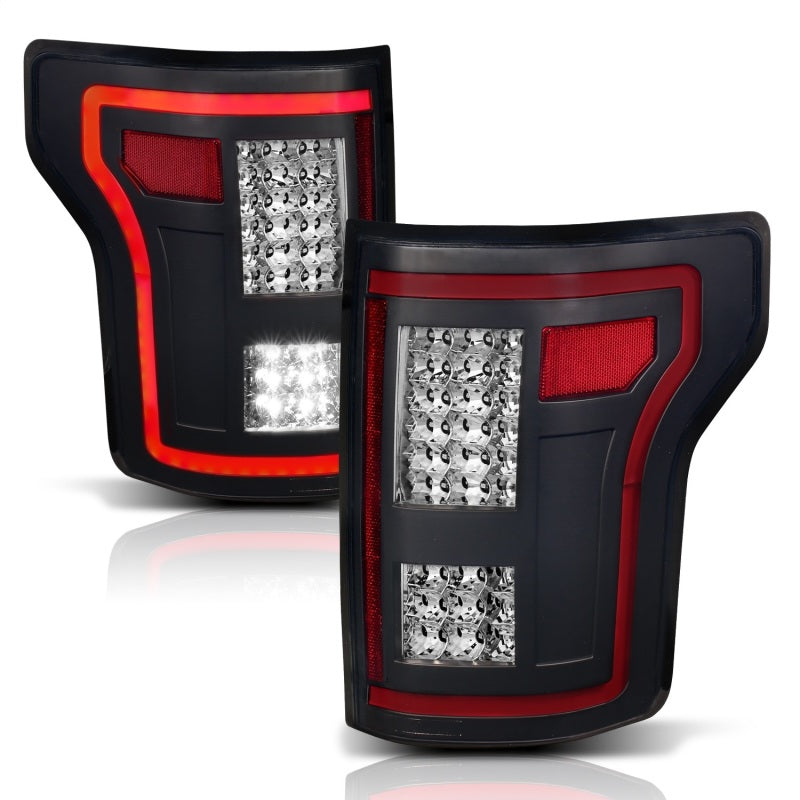 ANZO 15-17 Ford F-150 LED Taillights Black w/ Sequential ANZO 15-17 Ford F-150 LED Taillights Black w/ Sequential