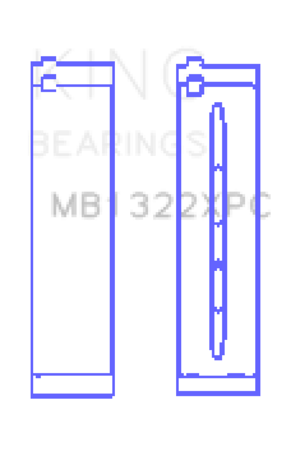 King VW V8/V10 R8/RS6/Huracan (Size 0.25) pMaxKote Coated Main Bearing Set - Size +0.25mm King VW V8/V10 R8/RS6/Huracan (Size 0.25) pMaxKote Coated Main Bearing Set - Size +0.25mm