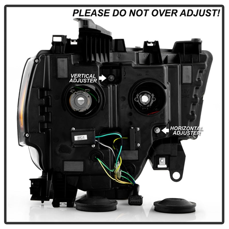 Spyder 19-22 Dodge Ram 2500 (Halogen Only) Projector Headlights - Black PRO-YD-DR19HDHALSI-SEQ-BK Spyder 19-22 Dodge Ram 2500 (Halogen Only) Projector Headlights - Black PRO-YD-DR19HDHALSI-SEQ-BK