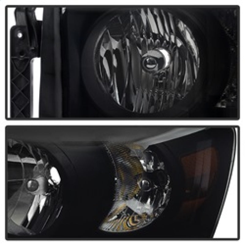 xTune Dodge Ram 1500 06-08 Amber Crystal Headlights Black Smoked HD-JH-DR06-AM-BSM xTune Dodge Ram 1500 06-08 Amber Crystal Headlights Black Smoked HD-JH-DR06-AM-BSM